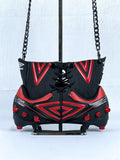Bolsa Umbro Rubi Adamant, feita à mão a partir de uma chuteira Umbro Adamant